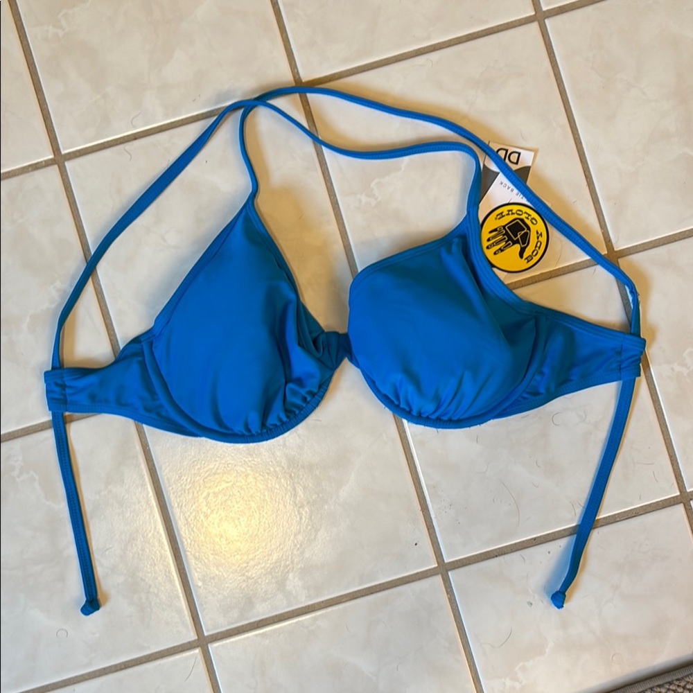 Body Glove Vibrant Blue Bikini Top DD cups